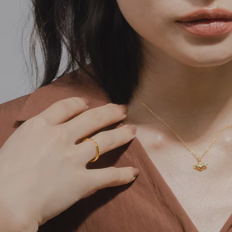 Character 角色鍊戒 925銀 兩色