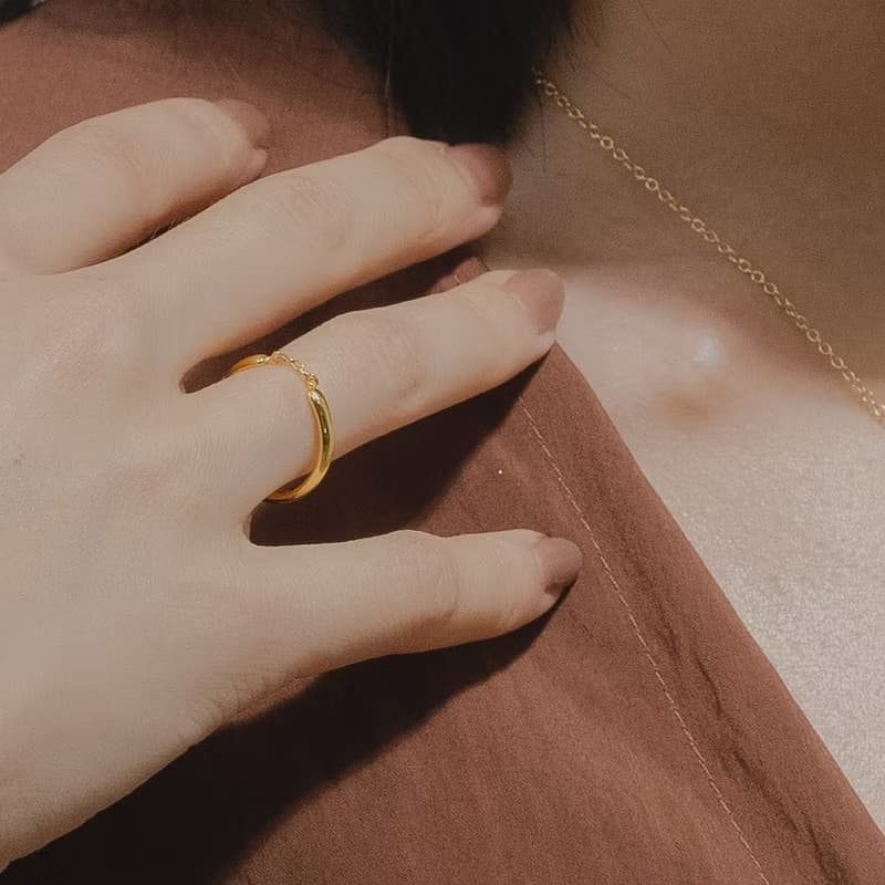 Character 角色鍊戒 925銀 兩色