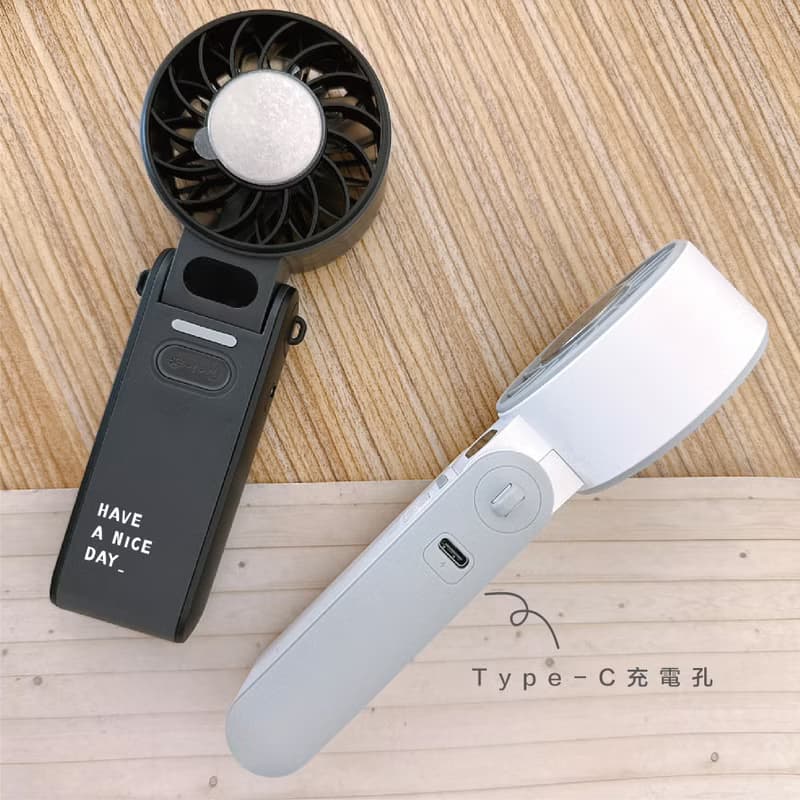 【蒔設計】夏日旅行必備 冰鎮款手持掛脖電風扇 附掛繩