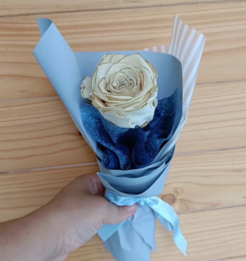 守護妳玫瑰永生乾燥花束 情人節結婚求婚告白捧花生日母親節禮物