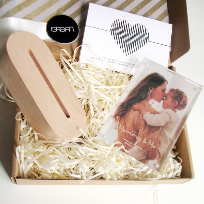 定製化禮物 可更換照片小夜燈  聖誕節 情人節 送女友 家庭親友