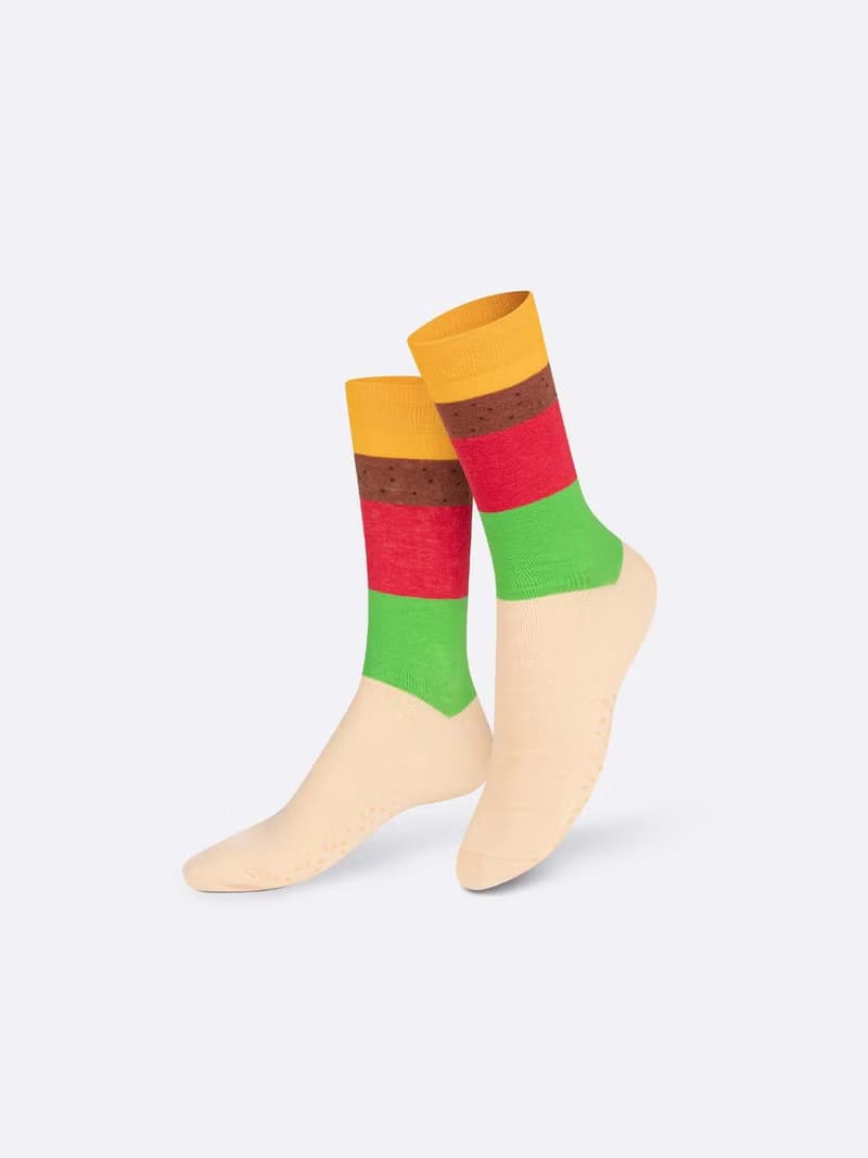 EAT MY SOCKS襪子/快餐系列/起司漢堡