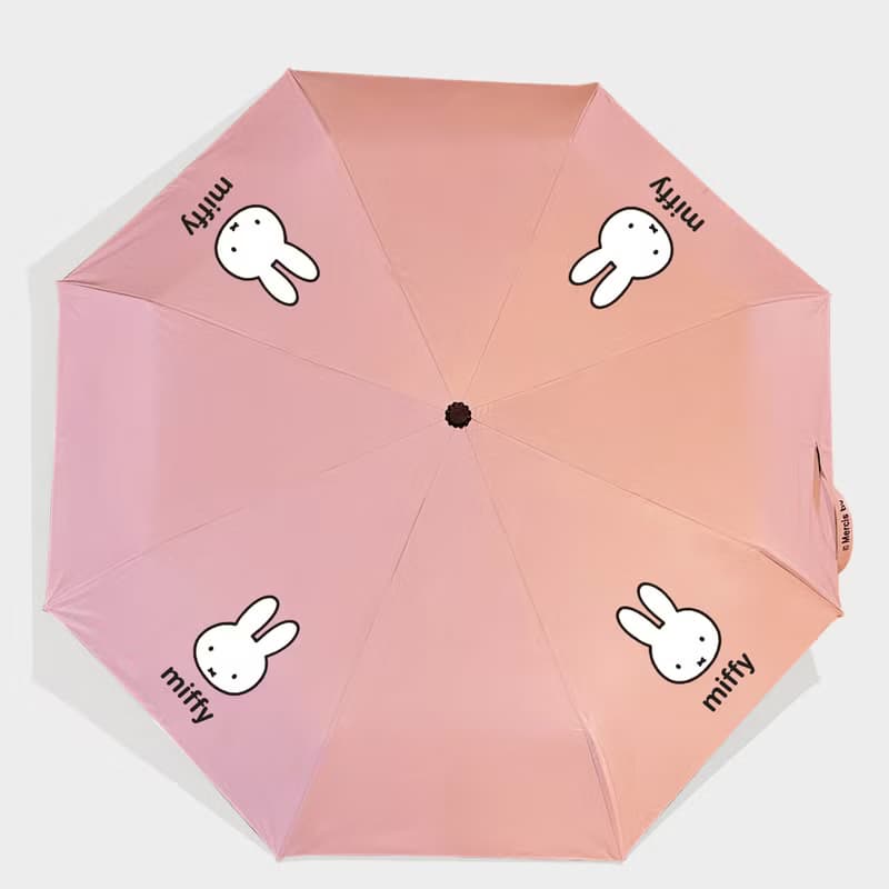 【Pinkoi x miffy】晴雨傘抗UV 防曬 防潑水 兩用 自動開收折疊傘