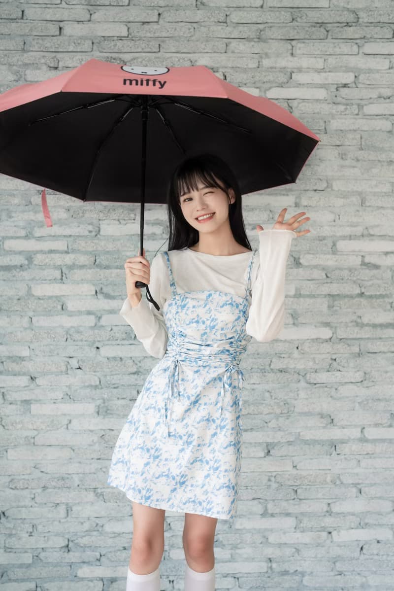 【Pinkoi x miffy】晴雨傘抗UV 防曬 防潑水 兩用 自動開收折疊傘