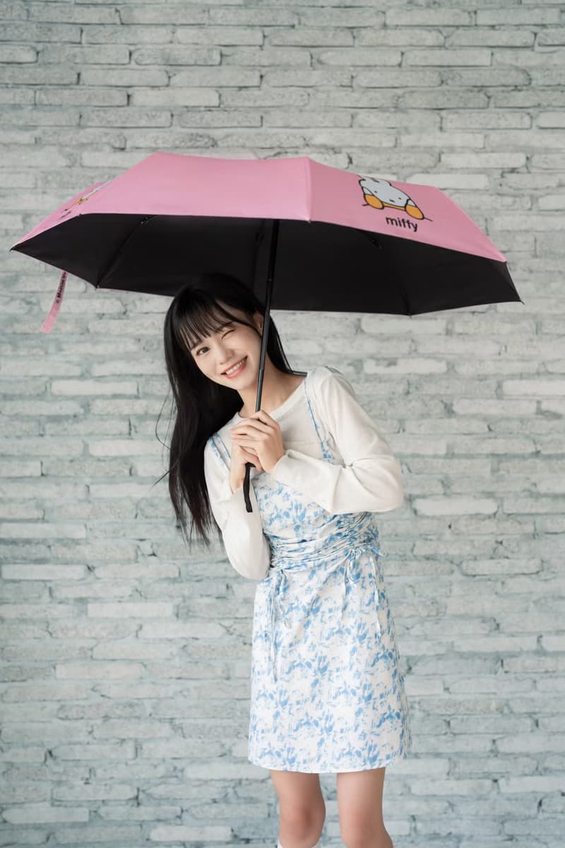 【Pinkoi x miffy】晴雨傘抗UV 防曬 防潑水 兩用 自動開收折疊傘