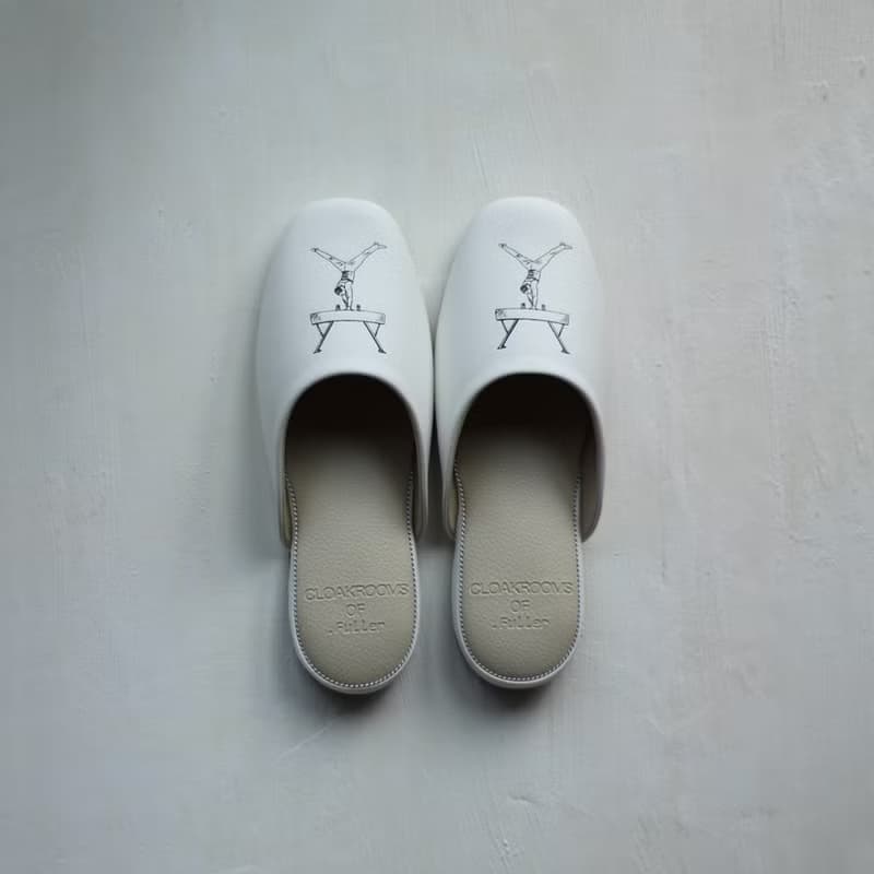 CLOAKROOMS OF .Fuller 室內拖鞋 設計款-體操人 黑/白