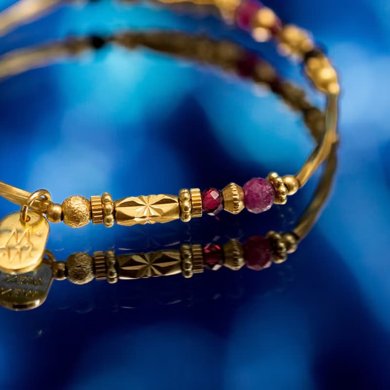 【巨蟹座】寄居天空的飛行家 l 巨蟹座紅寶石紅石榴手鍊