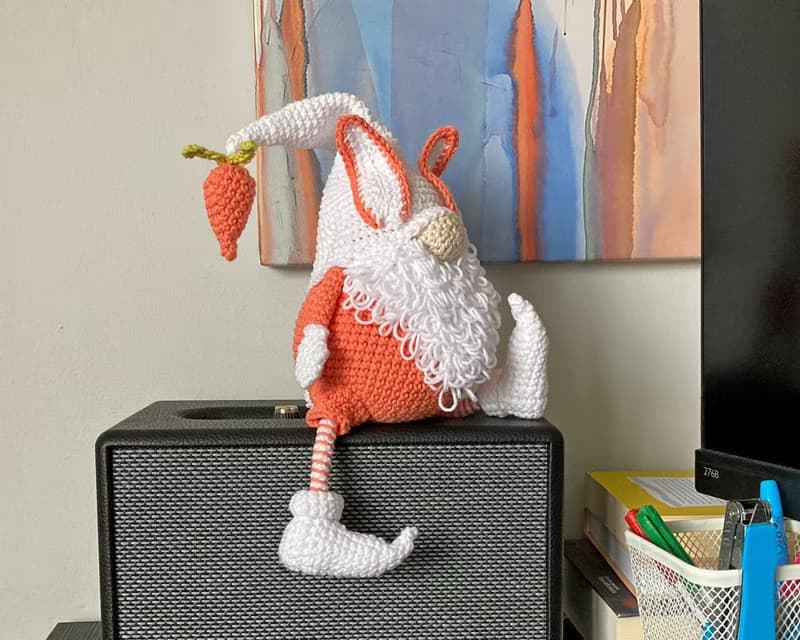 Spring bunny gnome Cute elf Funny kid's gift