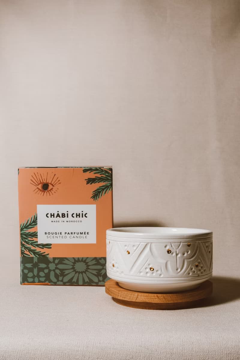 CHABI CHIC 手工鍍金點點雕刻香氛蠟燭