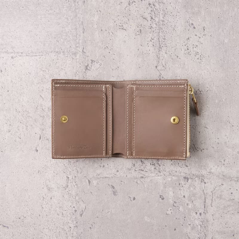 V拉鍊短夾 V Zipper Wallet / 象灰 Grey