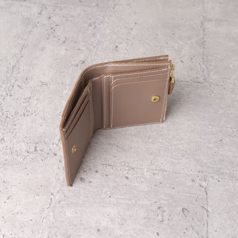 V拉鍊短夾 V Zipper Wallet / 象灰 Grey
