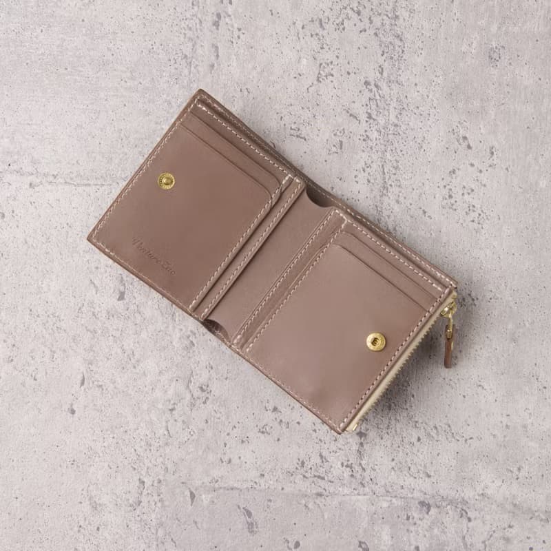 V拉鍊短夾 V Zipper Wallet / 象灰 Grey