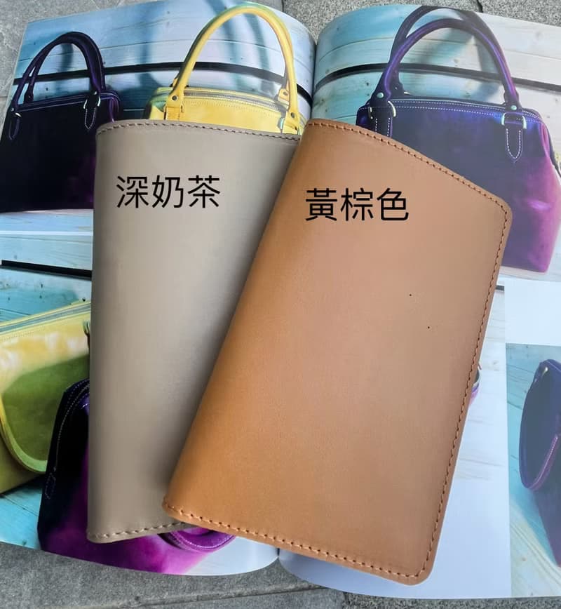 【免費雷射刻字】黃棕色護照套