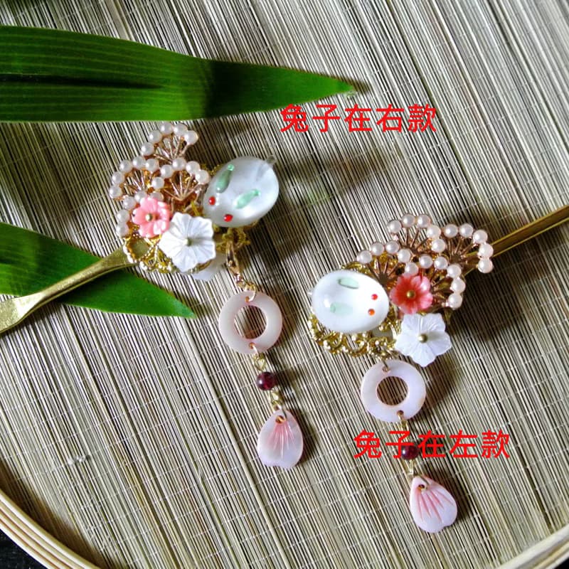 【墨徽閣】松下兔髮簪