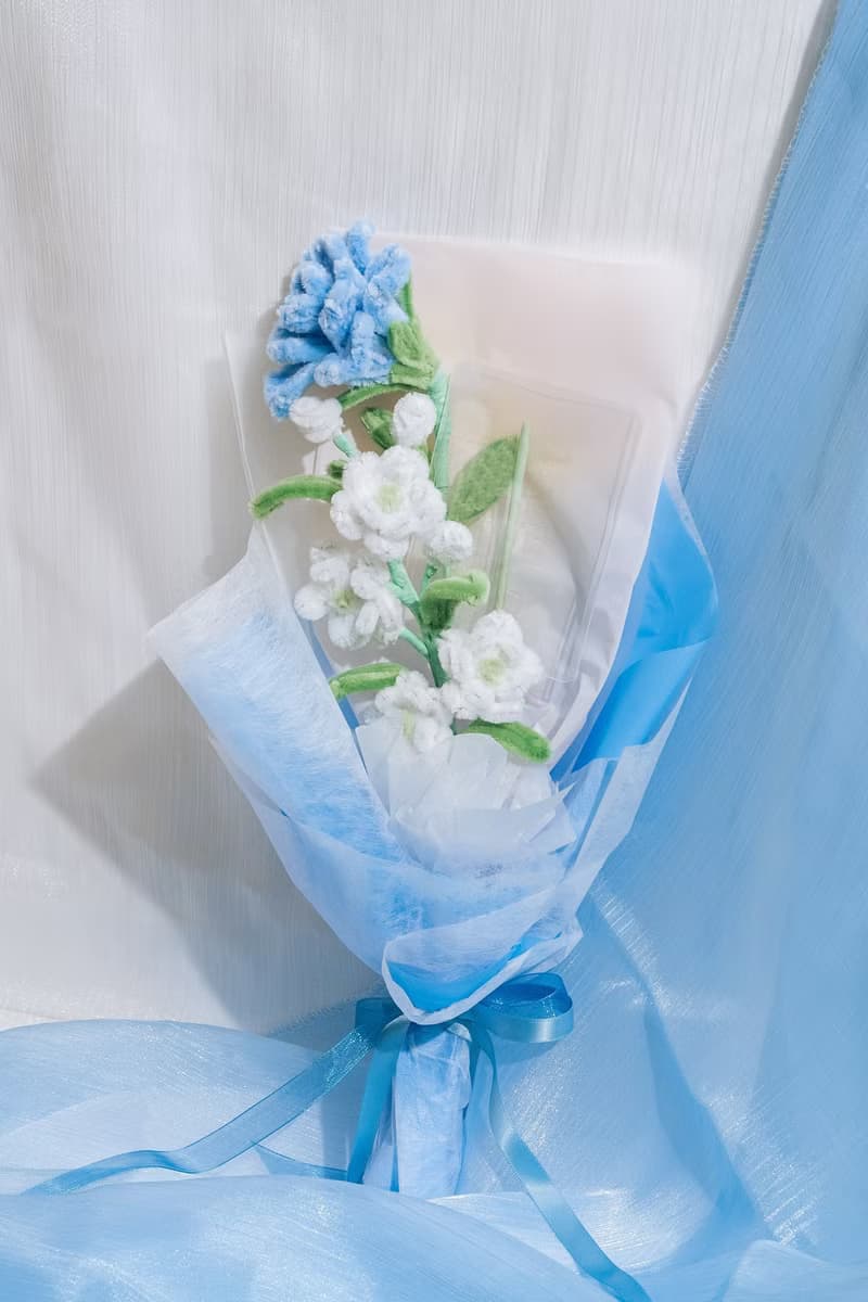 獵人小姐的婚約 深情之約 主題概念手作毛根花束贈1ml Evol試香瓶