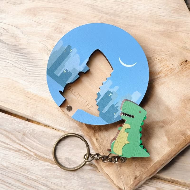 Key House 恐龍 生日禮物 交換禮物 情人節禮物 聖誕禮物 鑰匙圈