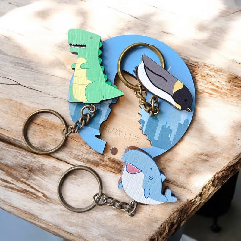 Key House 恐龍 生日禮物 交換禮物 情人節禮物 聖誕禮物 鑰匙圈