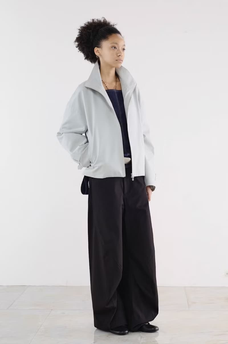 日系復古 腰圍可調節立領短款夾克