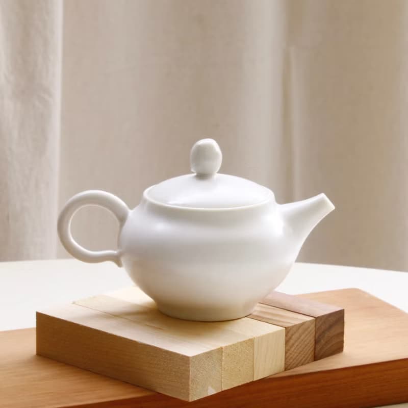 【白瓷茶具】迷你貓頭鷹－100ml小茶壺