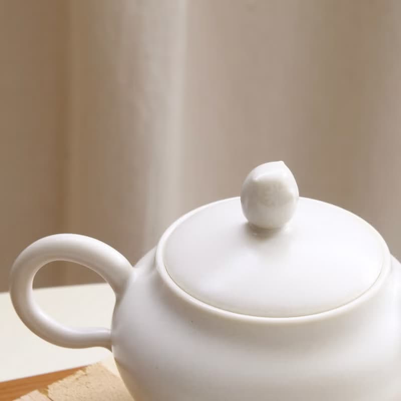 【白瓷茶具】迷你貓頭鷹－100ml小茶壺