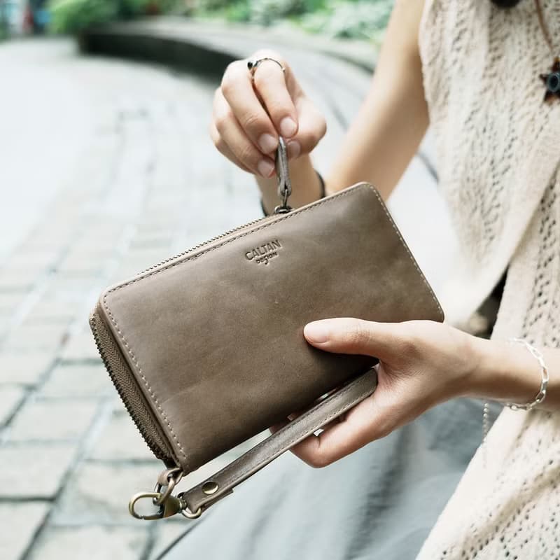 【24hr快速出貨】多卡大容量真皮長夾-072467 五色 母錢包 長夾