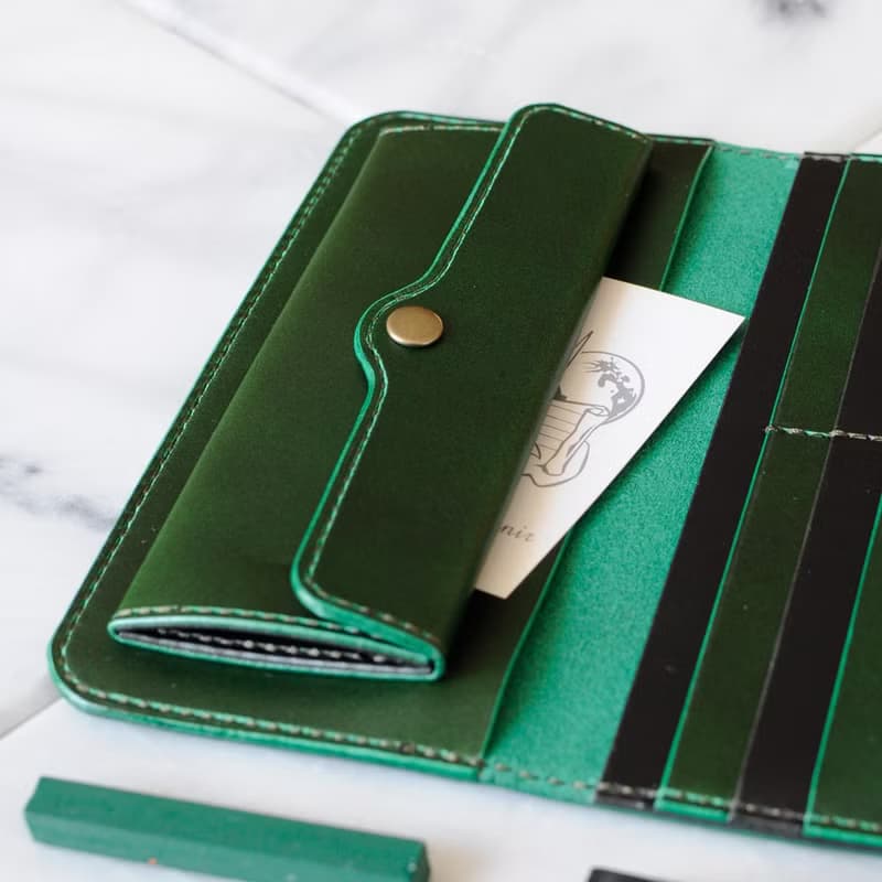 シンプルな長財布B　No.6　ブッテーロ