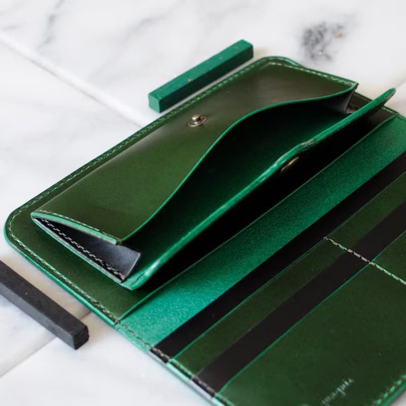 シンプルな長財布B　No.6　ブッテーロ