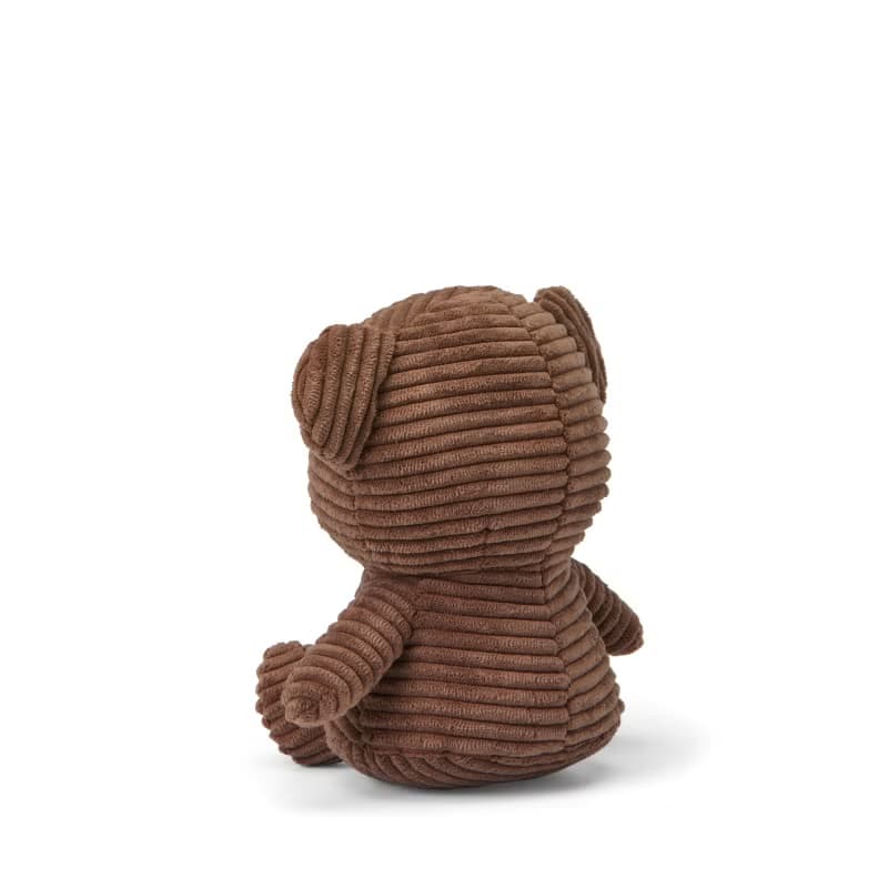 荷蘭 Bon Ton Toys | Boris熊 燈芯絨娃娃 咖啡色 17cm
