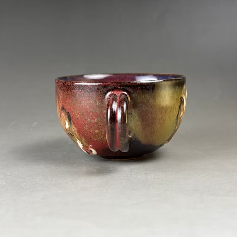 台灣【志野燒】釉變手作咖啡杯