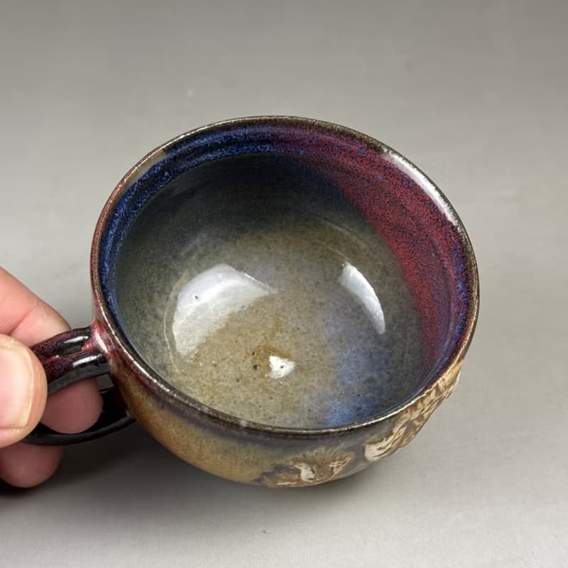 台灣【志野燒】釉變手作咖啡杯