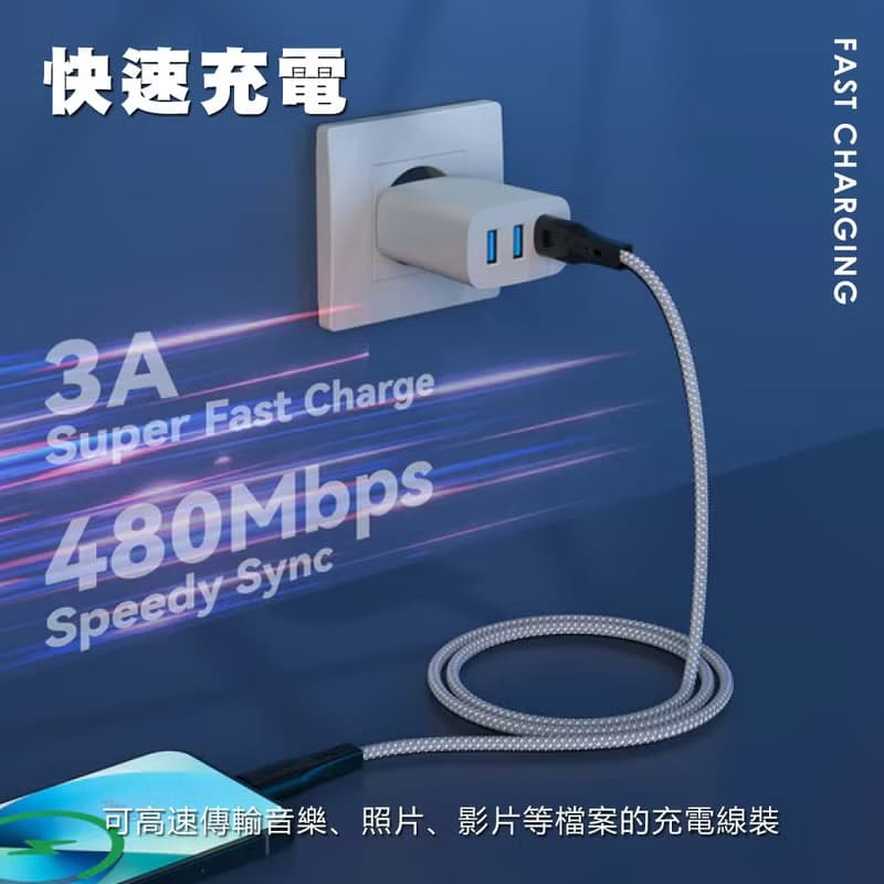 活動買一送一Meet Mind聯名款 磁性快收納充電傳輸線1M/1.5M圓線