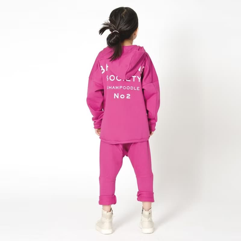 【瑞典童裝】高磅數有機棉特級連帽外套 2歲至18歲親子裝桃紅