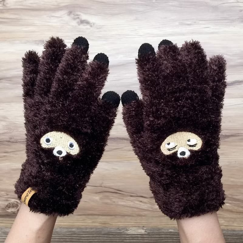呆萌貍 觸控手套