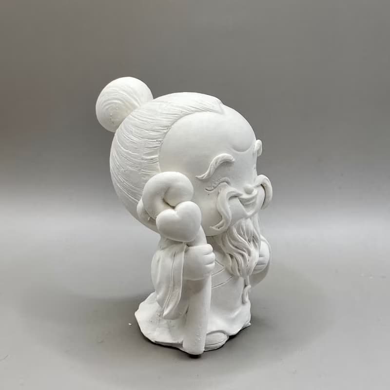 五行水晶能量礦石擴香 淨念吉祥小佛月下老人- 小盤組含精油選項