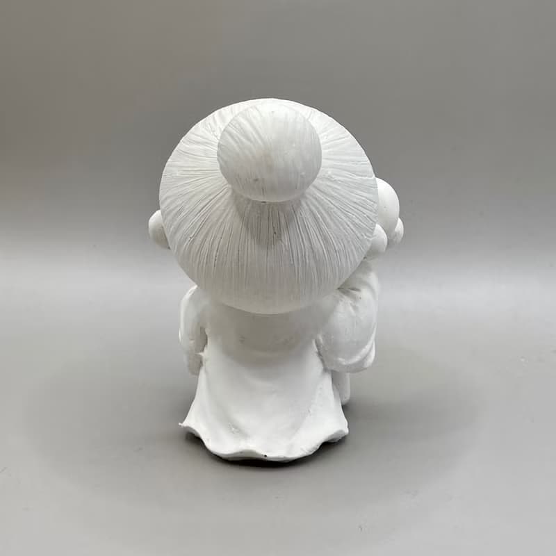 五行水晶能量礦石擴香 淨念吉祥小佛月下老人- 小盤組含精油選項