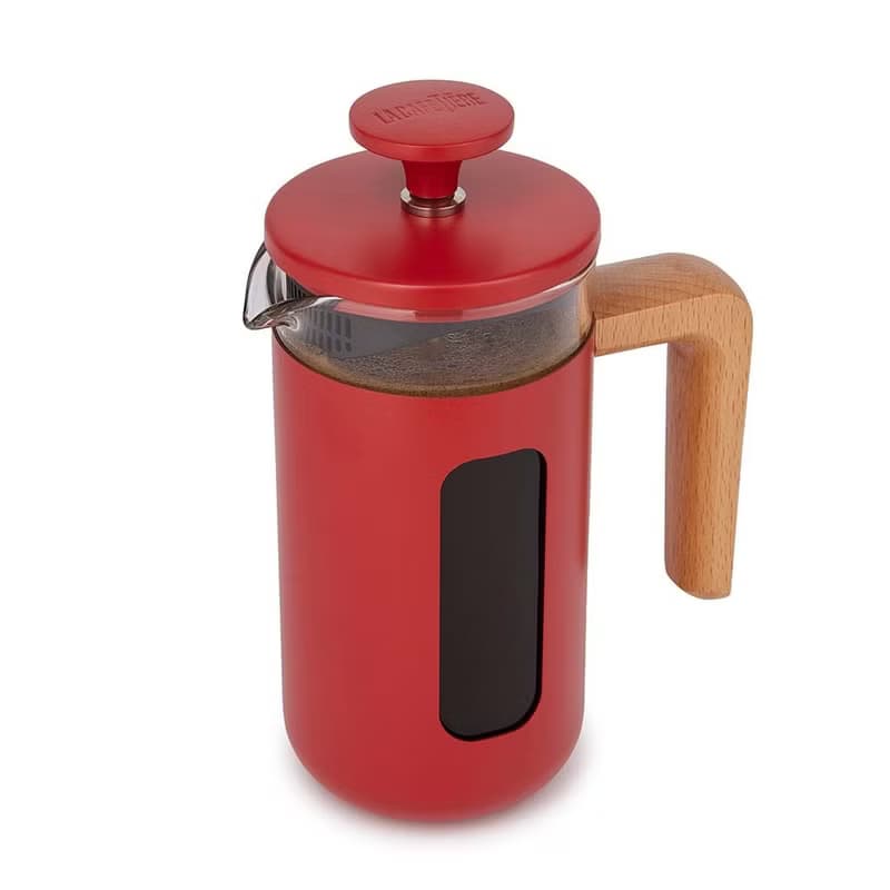 La Cafetiere / 皮薩不鏽鋼濾壓壺 / 紅色