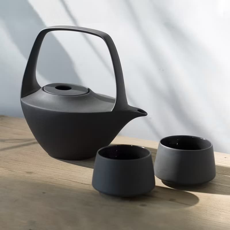 【3,co】水波提樑壺禮盒組(4件式) - 黑