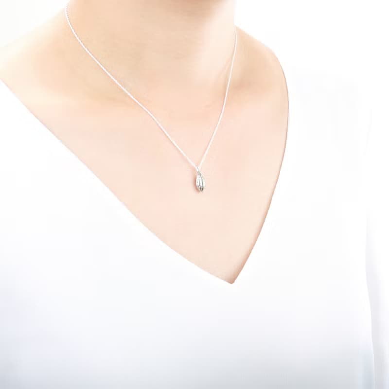 【Angel & Me】巧克力 可可豆 果實 s925純銀項鍊 情人節禮盒