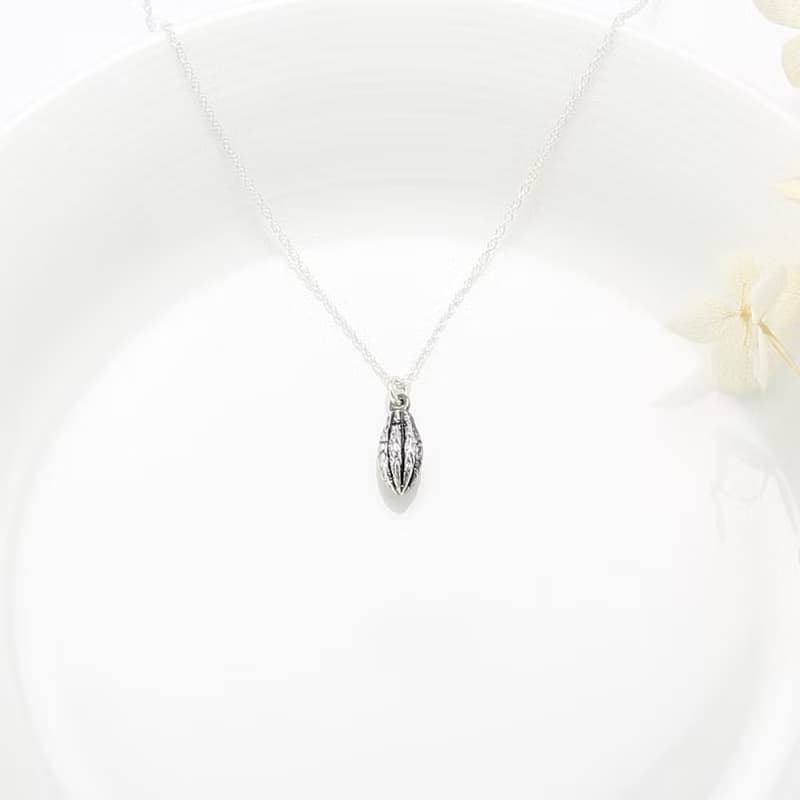 【Angel & Me】巧克力 可可豆 果實 s925純銀項鍊 情人節禮盒