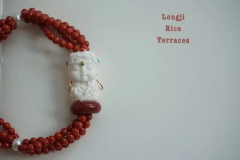 天然川料南紅瑪瑙 猛獁象牙渡母南紅平安扣設計多圈手串手鍊s