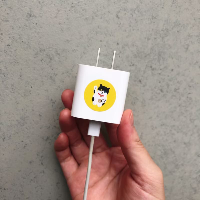 招財貓小圓圓貼紙