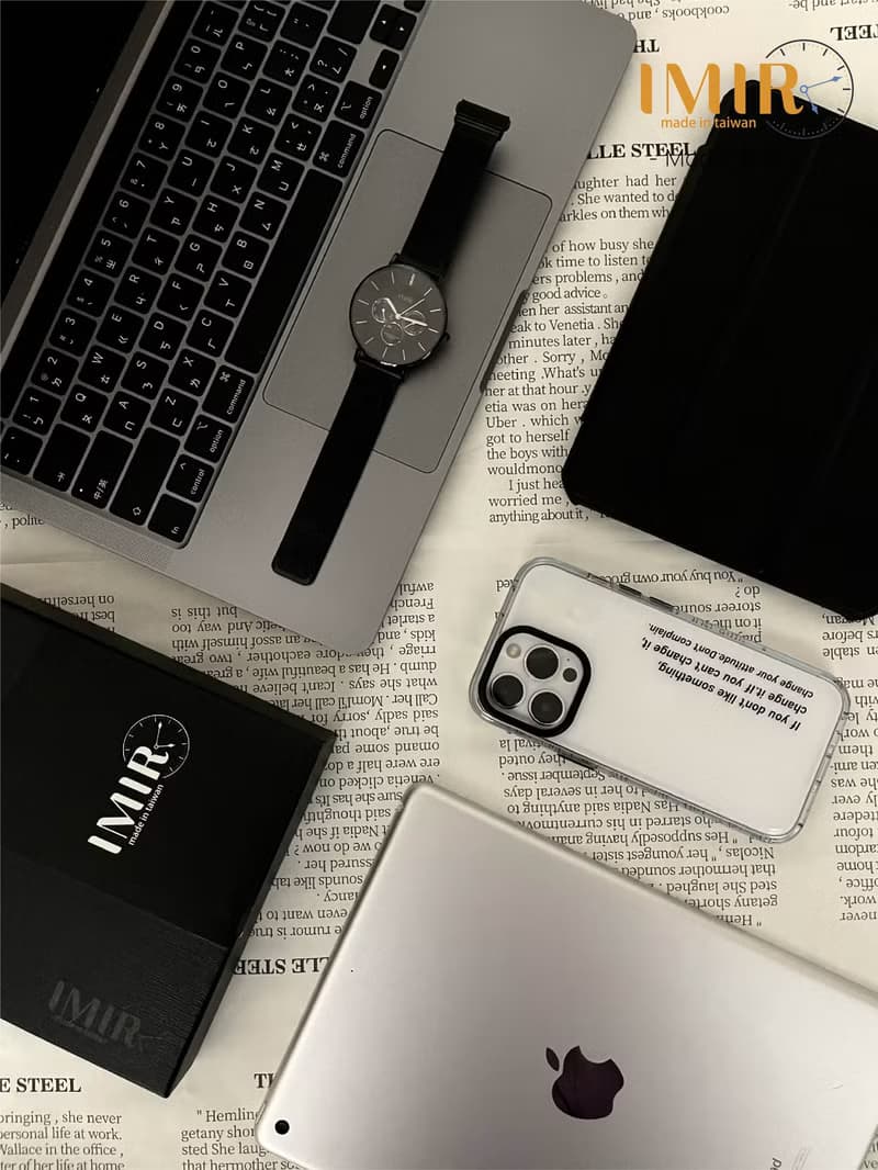 IMIR 摩登 | 尊雅藍 玫瑰金殼 藍錶帶