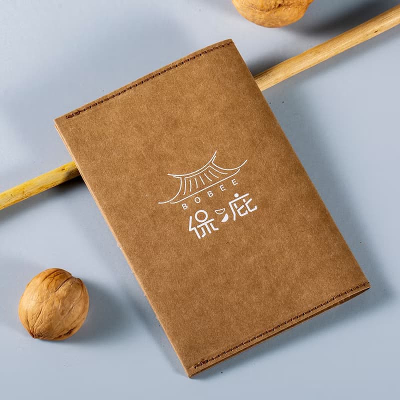 【禮物包裝】愛台灣水洗牛皮紙黑熊護照套 環保堅韌防潑水