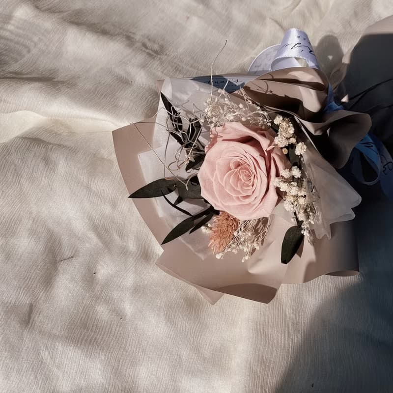 情人節花束 畢業花束 生日禮物 擴香花束 永生花 韓式 簡約花束