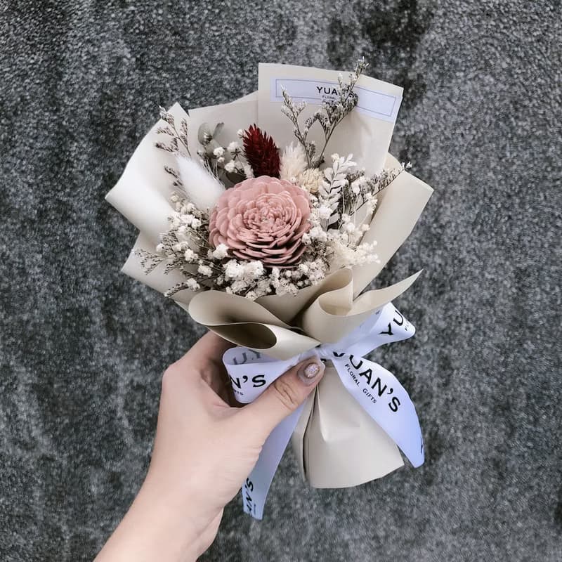 情人節花束 畢業花束 生日禮物 擴香花束 永生花 韓式 簡約花束