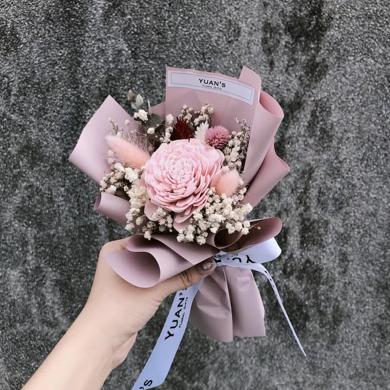 情人節花束 畢業花束 生日禮物 擴香花束 永生花 韓式 簡約花束