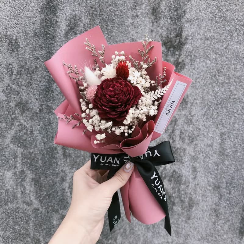 情人節花束 畢業花束 生日禮物 擴香花束 永生花 韓式 簡約花束
