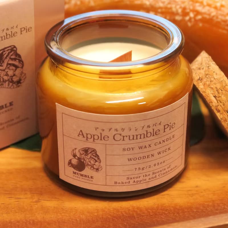【Mumble】大豆香氛蠟燭 - 蘋果金寶派 / Apple Crumble Pie