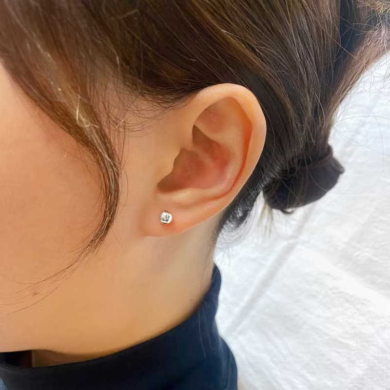 925純銀 | 5mm小圓球_耳環
