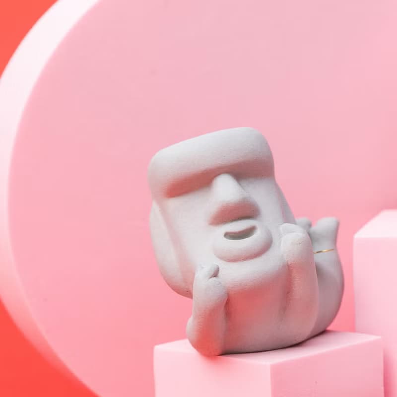【快速出貨】雙倍的愛 摩艾小天使 擴香石 交換禮物